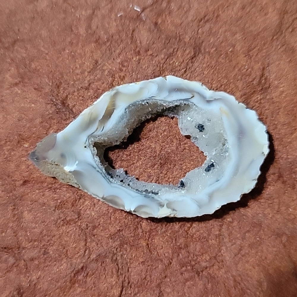 Agate Oco Crystal Slice